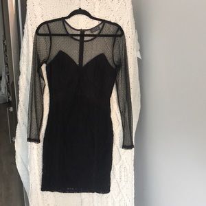 Fitted lace dress